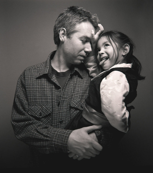 ///Adam Yauch, aka "MCA" of the rap group Beastie Boys and his daugther Lossel at Amnesty International Spot Light awards for Human rights.